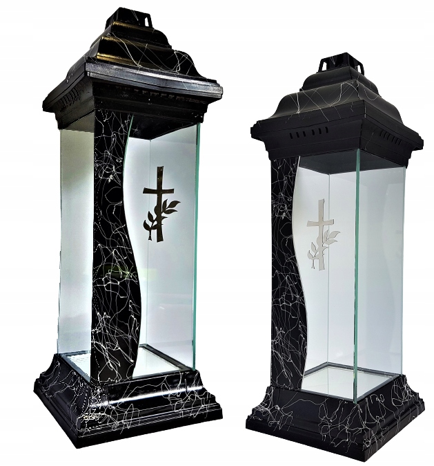 

Znicz Znicze kapliczka szklana wysokość 38cm