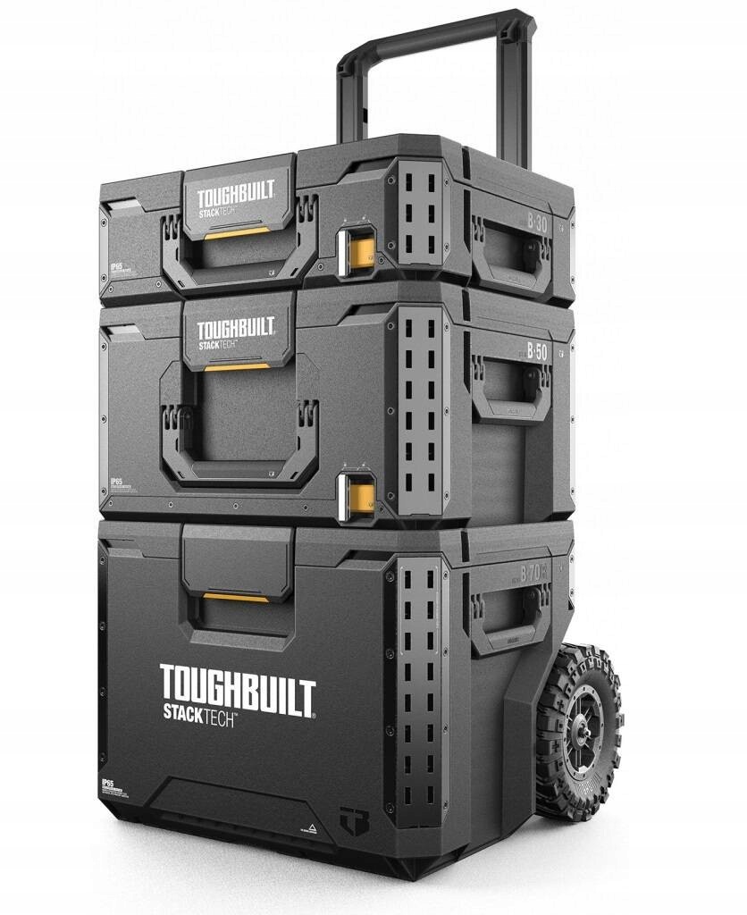 Zestaw skrzyń narzędziowych 3szt. StackTech ToughBuilt TB-B1S3-B-70R