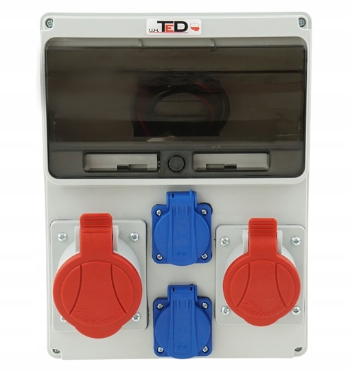 Stavební Rozvaděč 400V 16A/5P 32A/5P 2 X 250V 16A 11 Modulů IP44