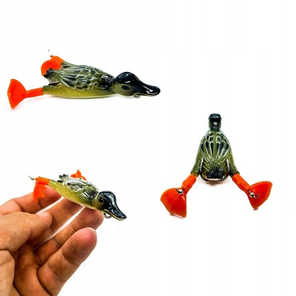 Przynęta Kaczka Duck Brązowa 9,5CM 11,5G Szczupaka
