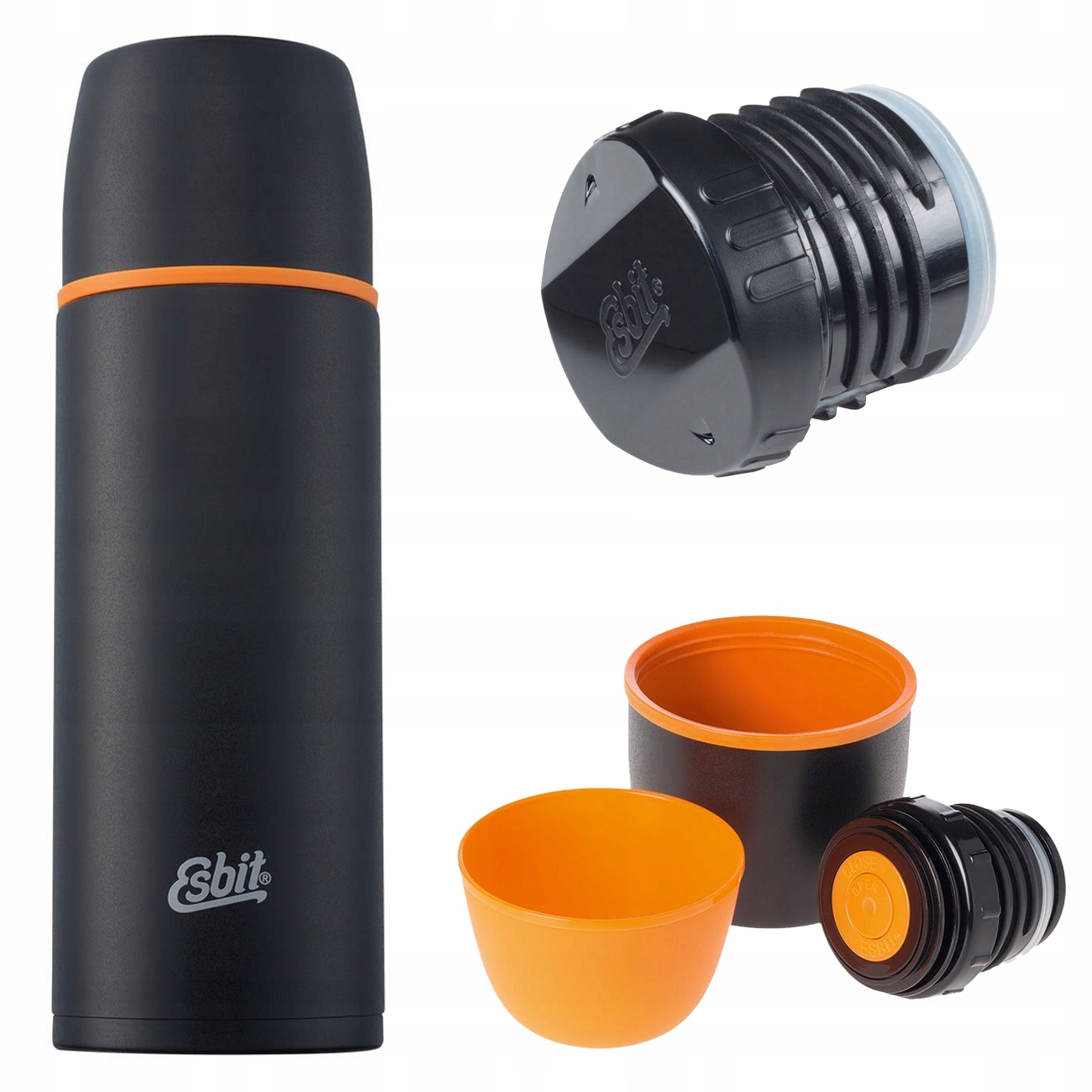 Termoska Na Nápoje Esbit Vakuová Ocelová Esbit Flask 0,5 L 2 Šálky