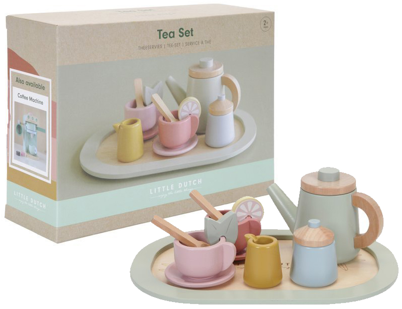 LITTLE DUTCH DREWNIANY ZESTAW DO HERBATY TEA SET 12277728016 Allegro.pl
