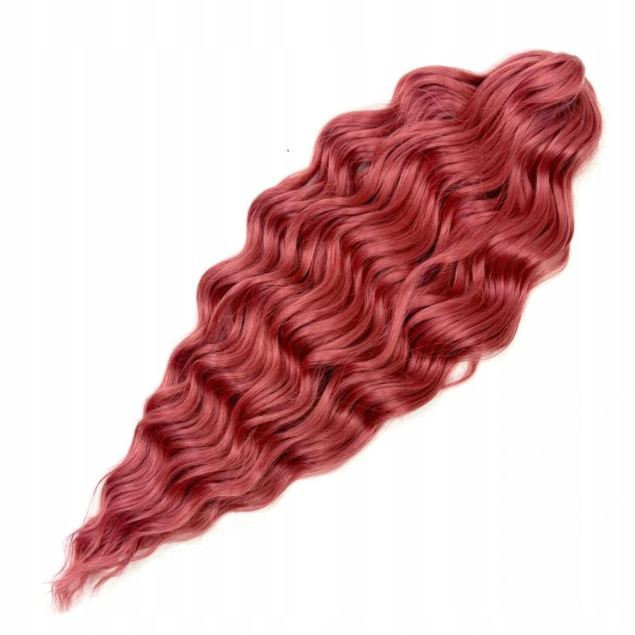 Włosy syntetyczne afroloki fala do czesania Anna 60cm 300g Kolor: PINK5