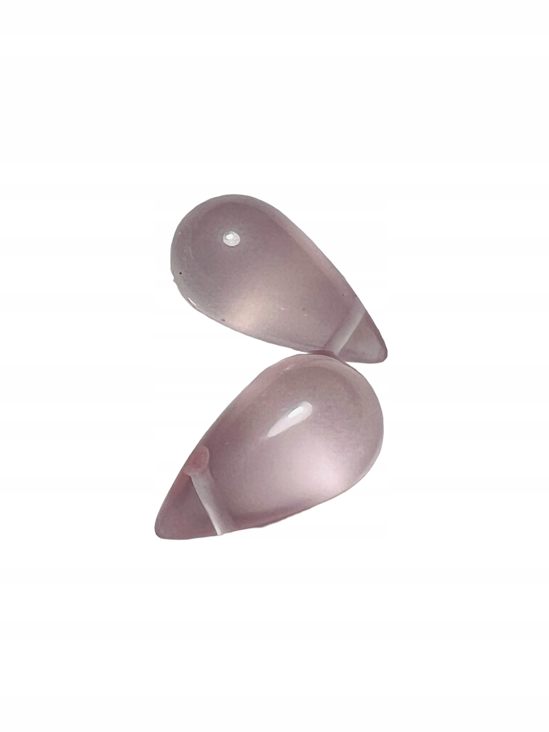 Křemen Růžový Kapka 15X8 mm Kus