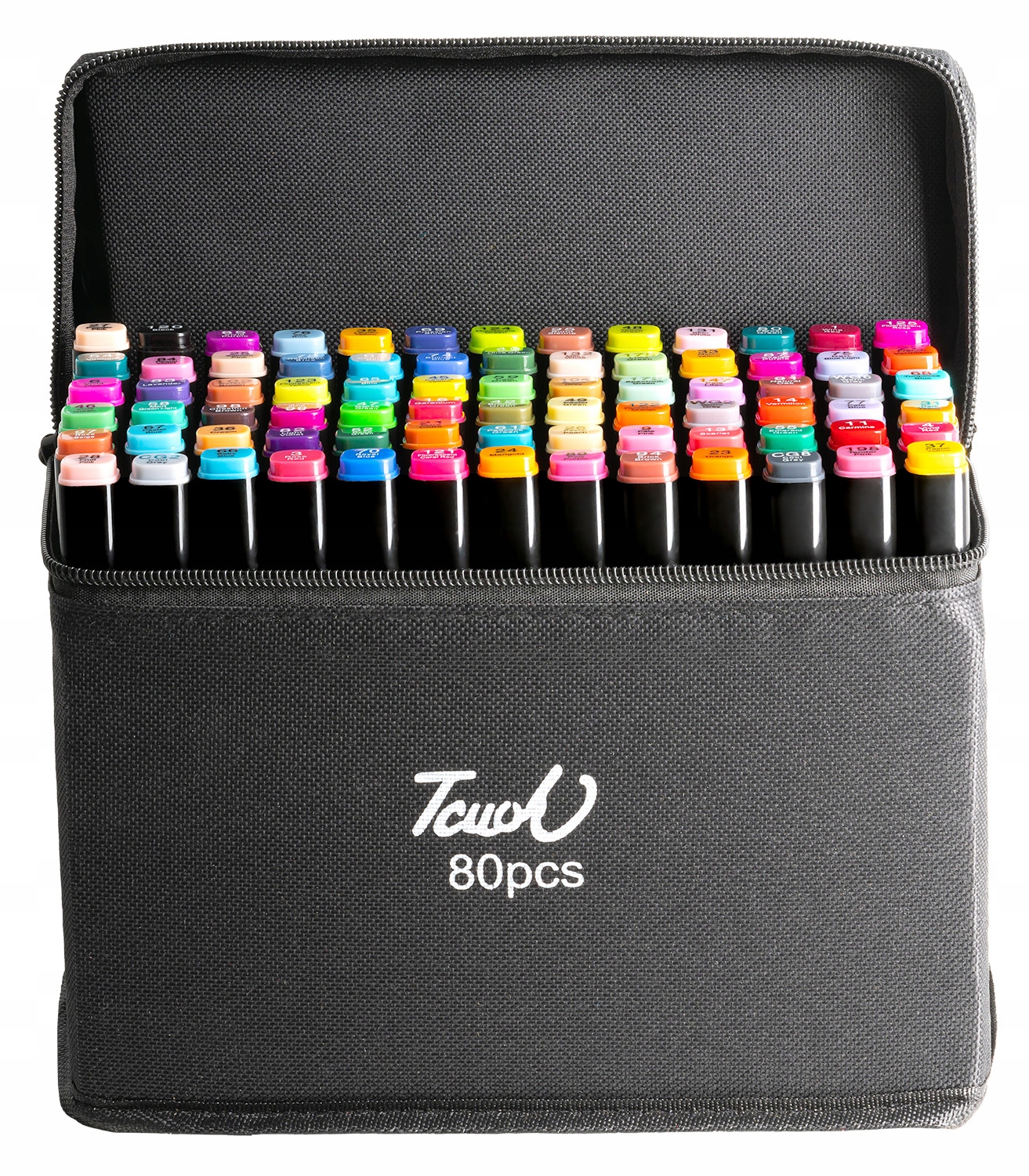 MARKERY ALKOHOLOWE 80szt PROFESIONALNE FLAMASTRY PISAKI DWUSTRONNE TORBA Płeć chłopcy dziewczynki