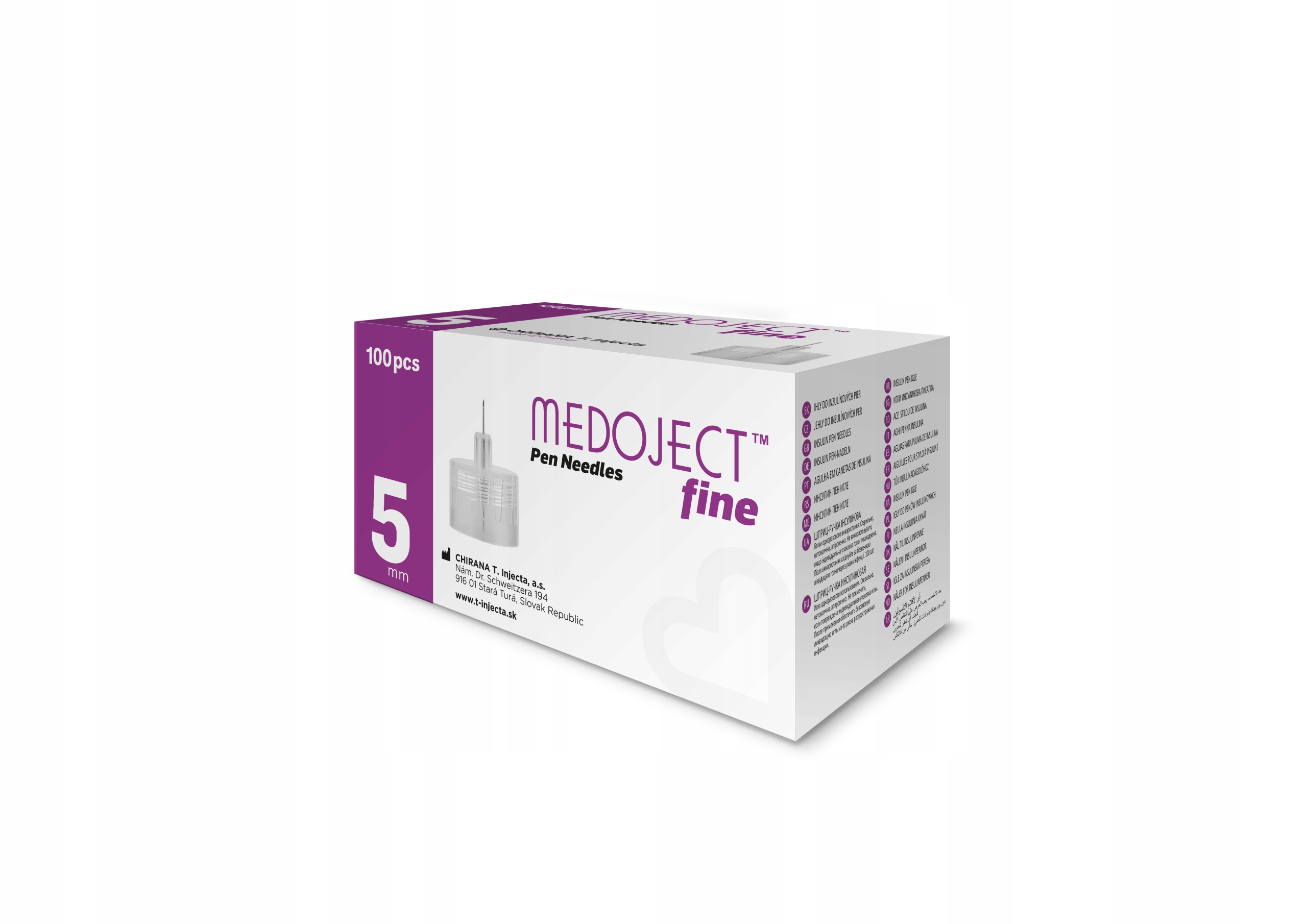 

Igły do pena Medoject fine 31G 0,25 x 5 mm 100szt
