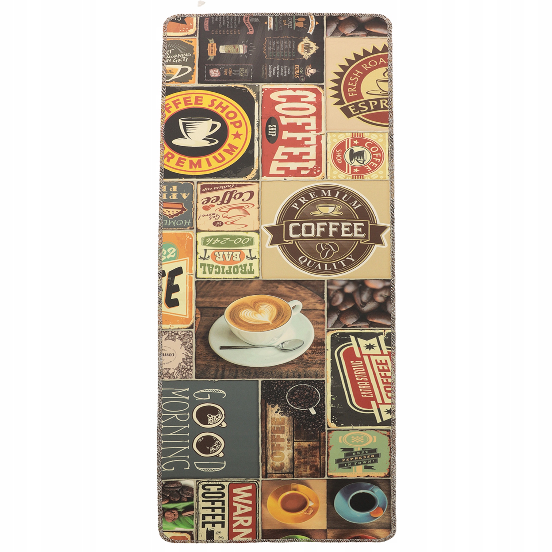 Koberec Do Kuchyně Měkký Kuchyňský Koberec Odolný Proti Skvrnám Vinylový 180 X 60 CM