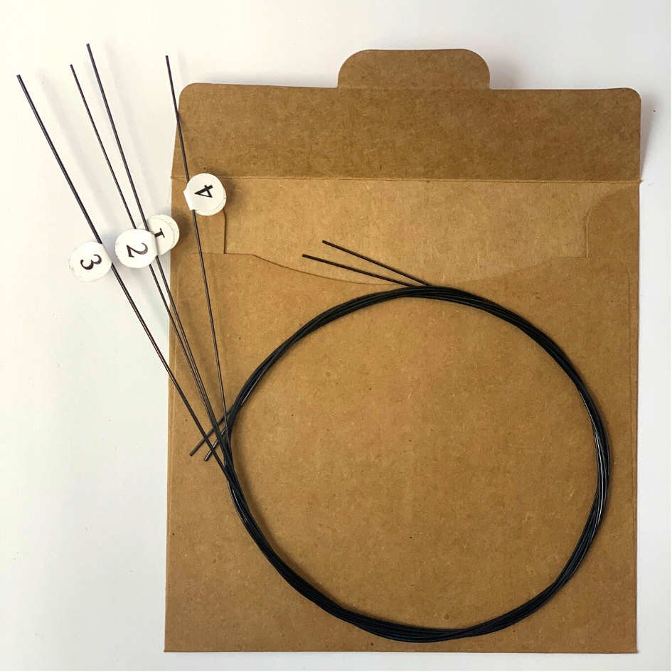 Struny do Ukulele - czarne - Bez Nut Marka Bez Nut