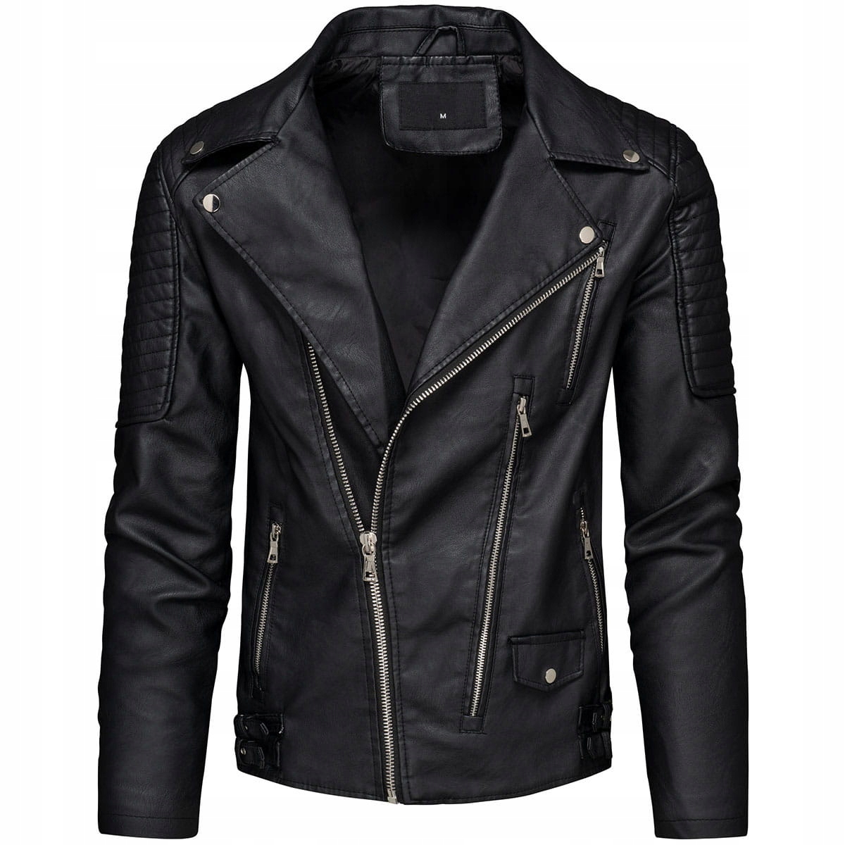 Pánská kožená bunda Ramoneska černá M