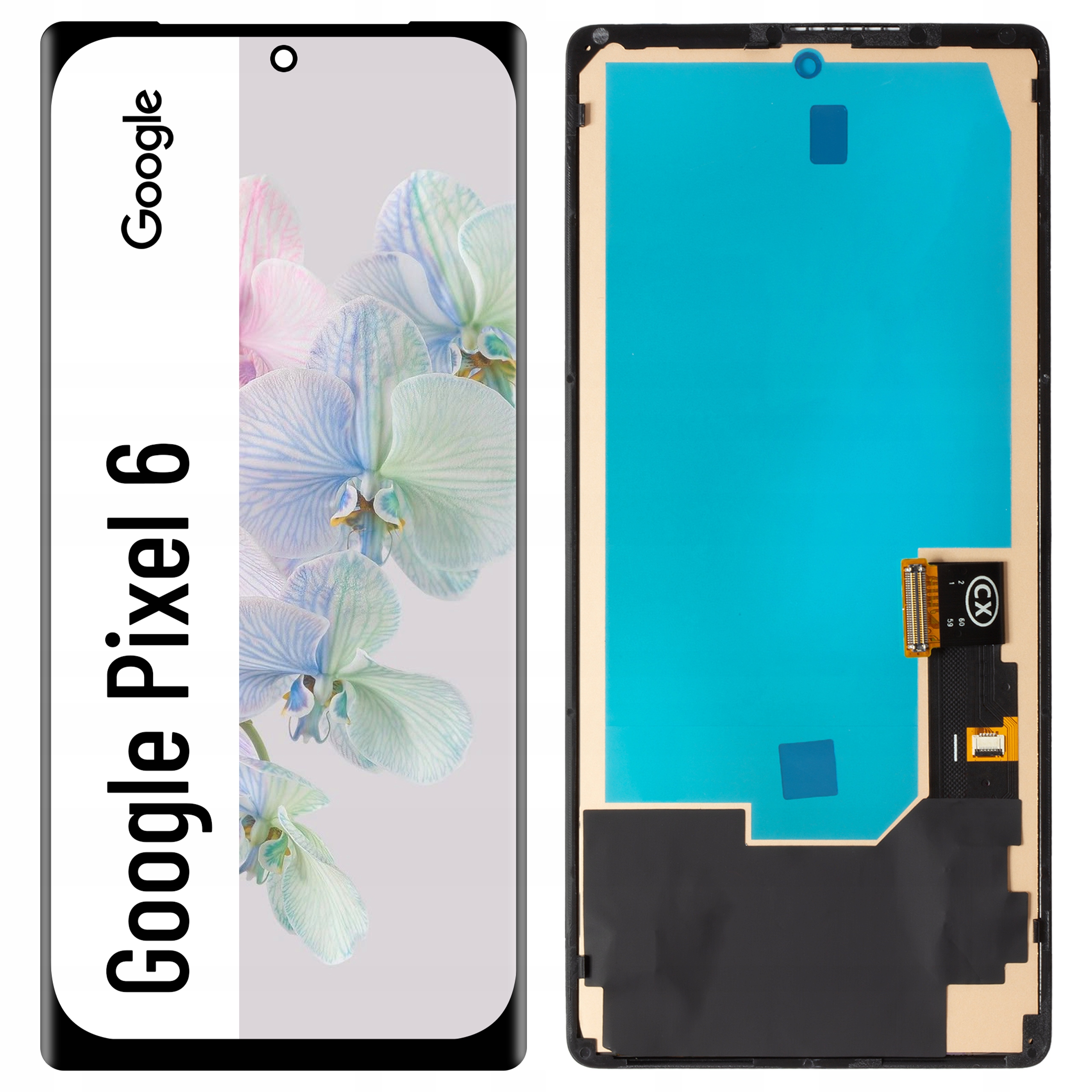 LCD displej pro Google Pixel 6 Oled displej Rámeček