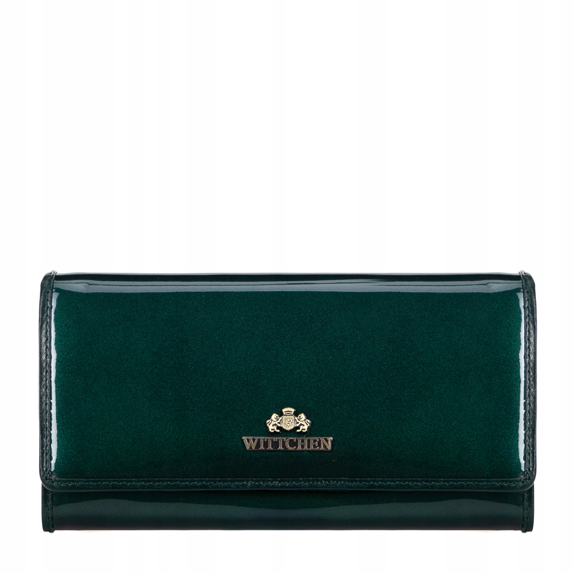 Lakovaná peněženka Wittchen Florence Rfid 14-1L-052-00 dámská zelená