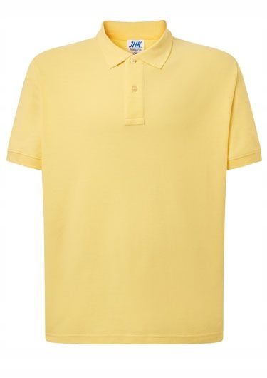 

Koszulka Polo męska polówka Jhk jasny żółty Ly XL