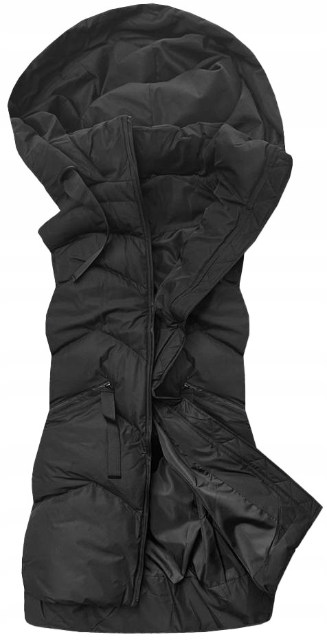 Dlouhá Vesta S Kapucí 5M788 Černá XL (42)