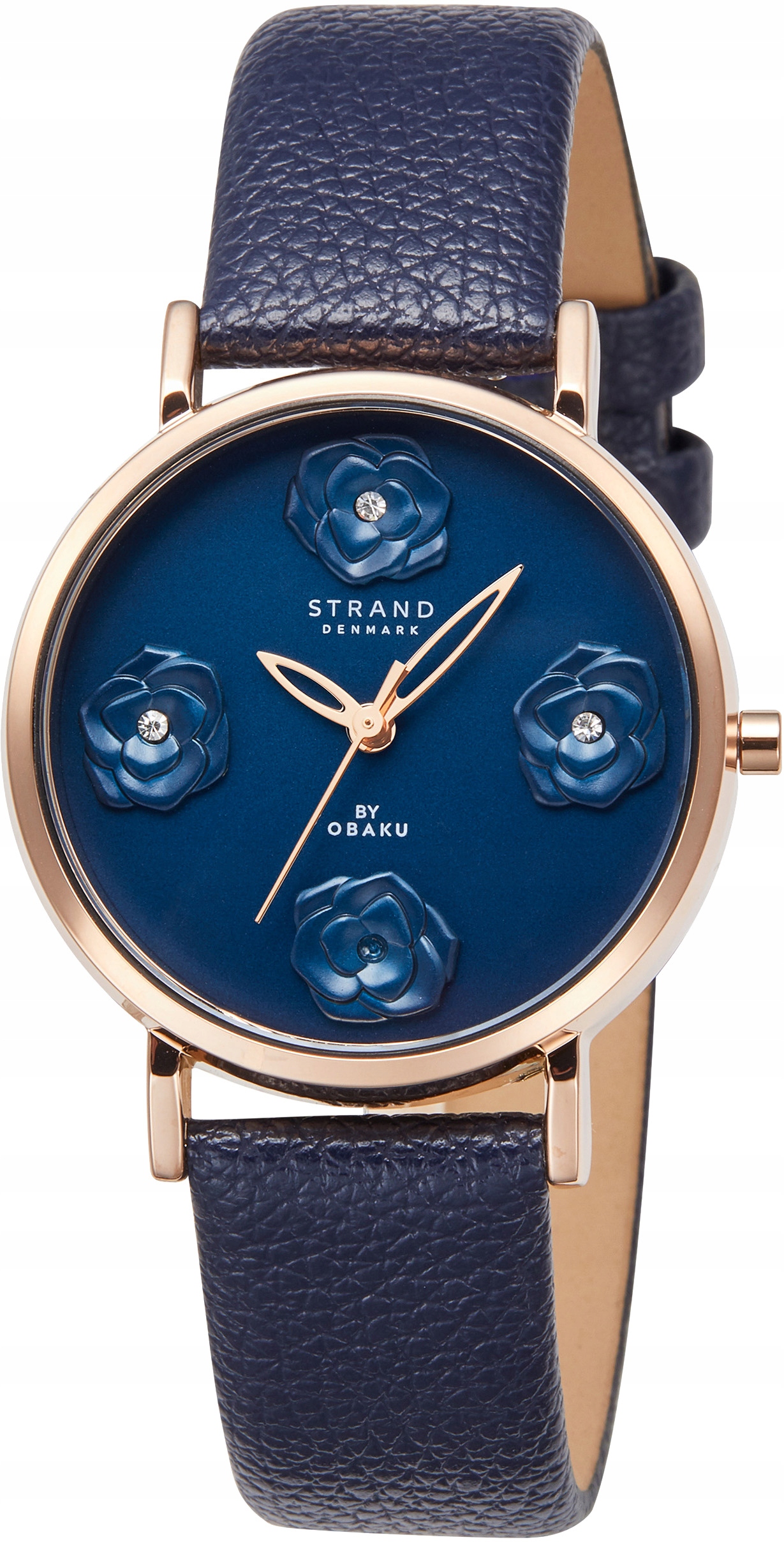Nové originální dámské hodinky Strand by Obaku S733LXVLVL růžové zlato