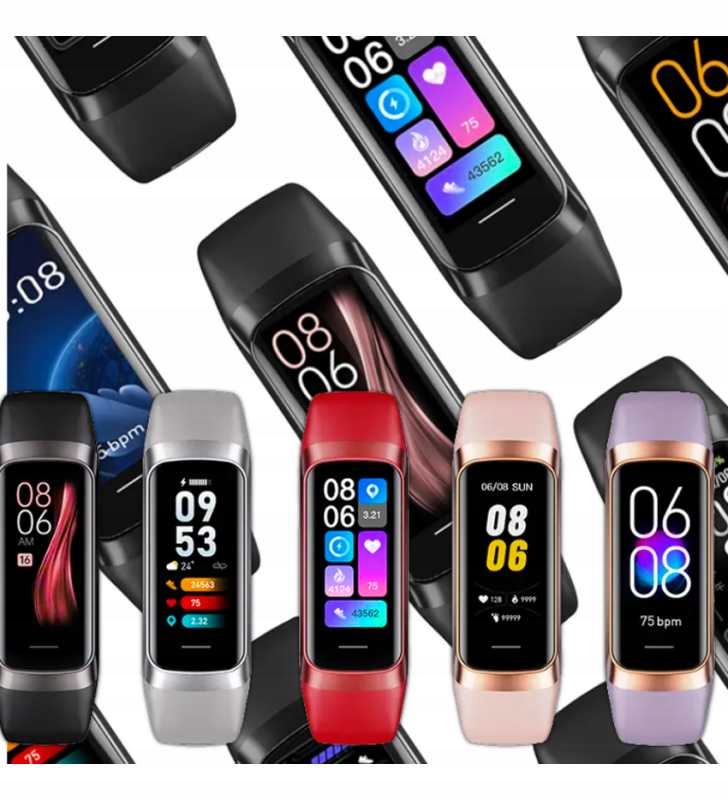 ZEGAREK DZIECIĘCY SMARTBAND SMARTWATCH OPASKA KCAL Wodoszczelność 30m = WR30