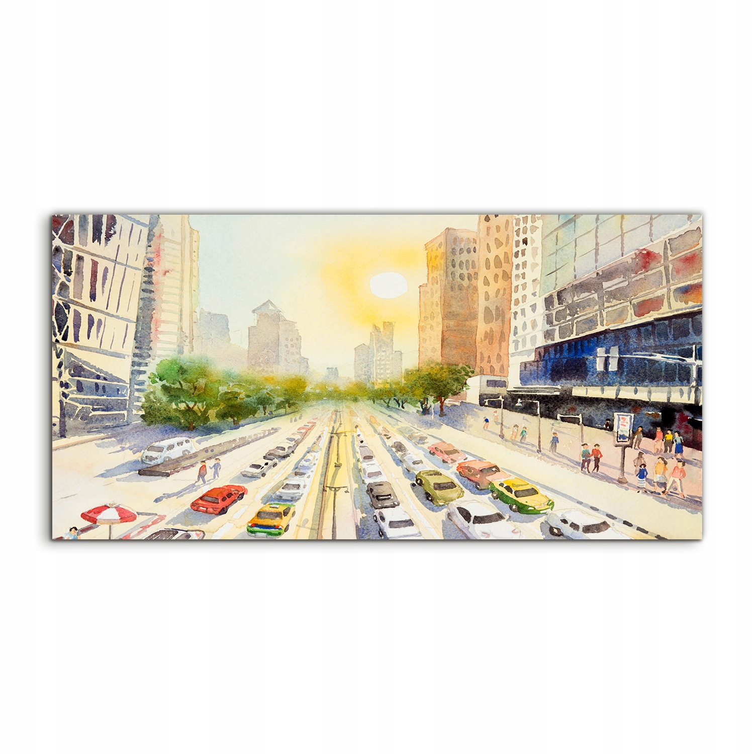 

Fotoobraz 140x70 nowoczesny Ulica Miasto Bangkok