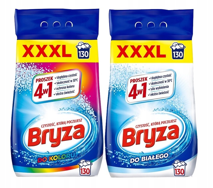 

Bryza 4w1 Proszek do Prania Color White 260 prań