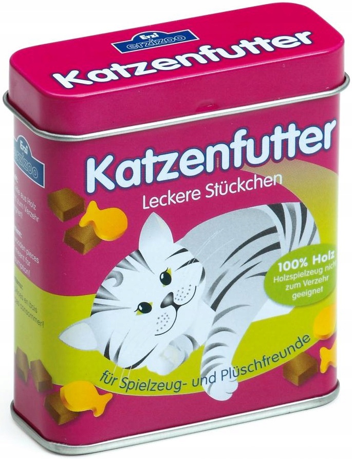 

Drewniana Karma dla kota do zabawy w sklep Erzi 3+