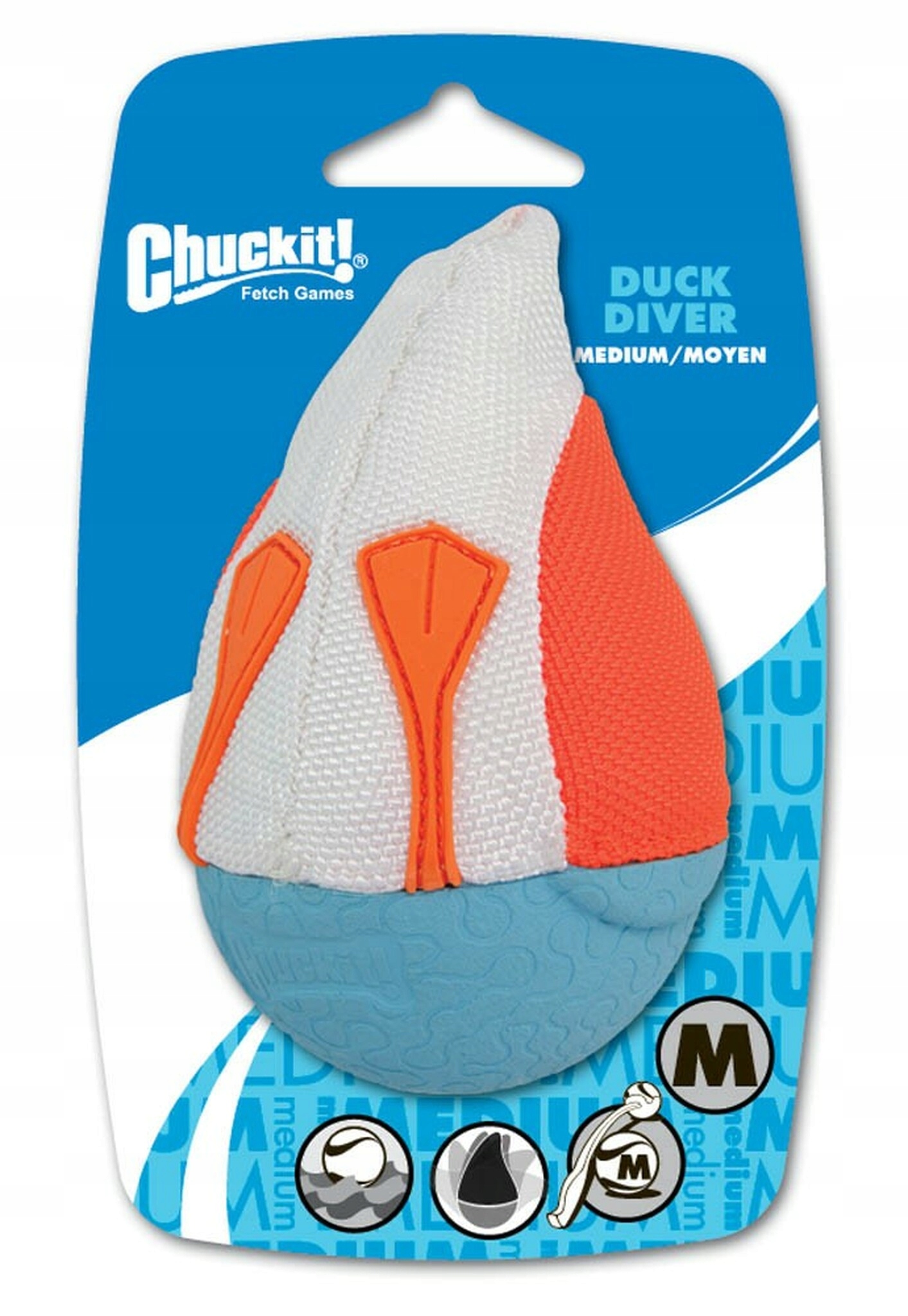 

Chuckit Duck Diver Medium Pływająca zabawka kaczka