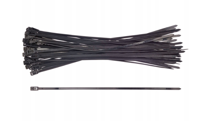 Zestaw opasek do kabli PARKSIDE, 350x4,6 mm 50 szt. czarne