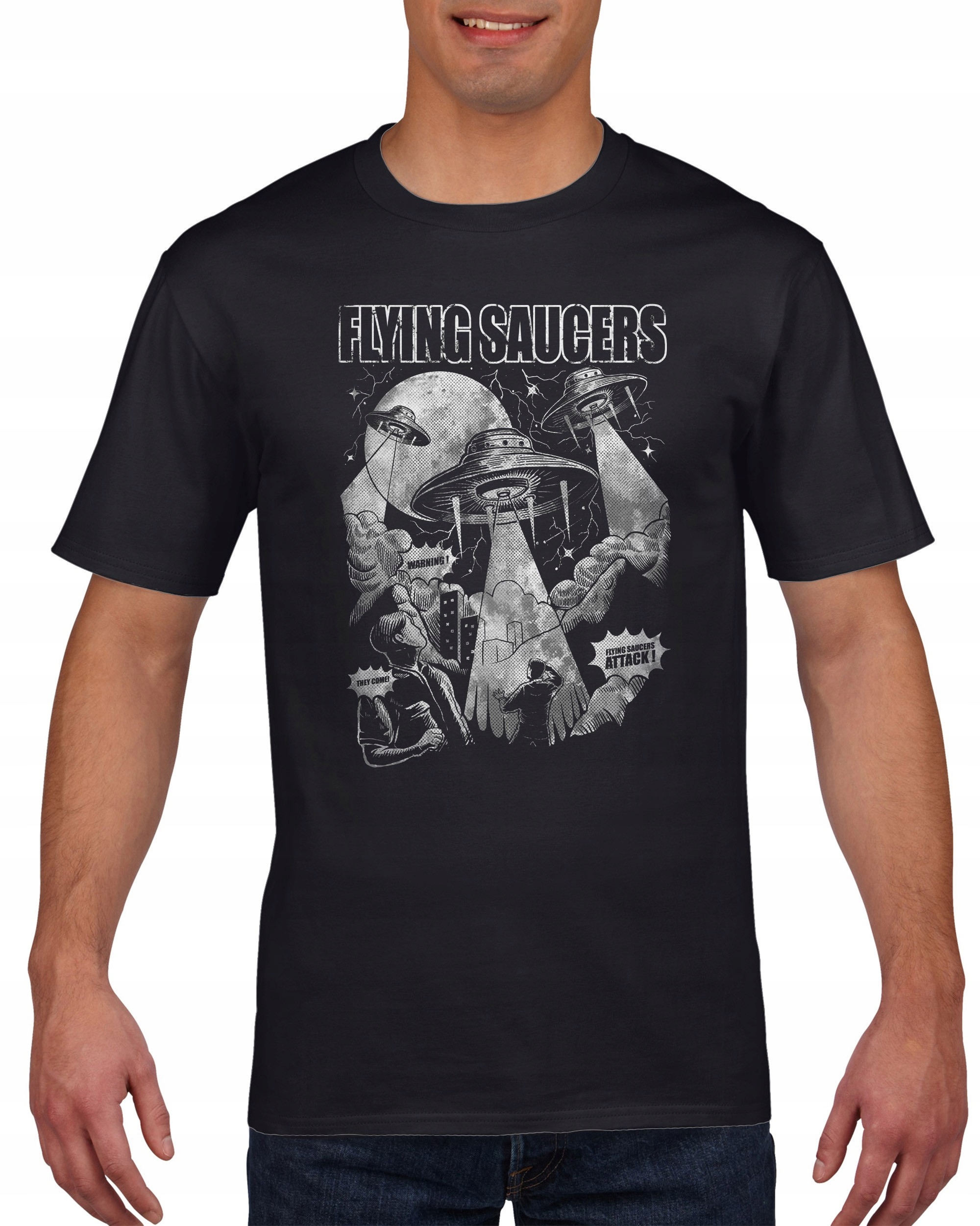 

Koszulka męska Kosmici Porwanie Ufo c XL