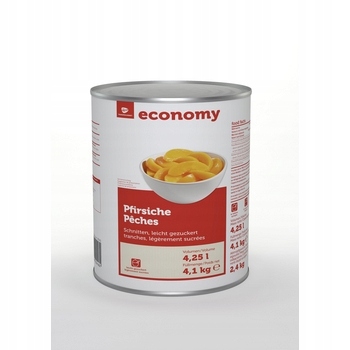 Levně Tge Broskve krájené v lehkém sirupu 4100 g