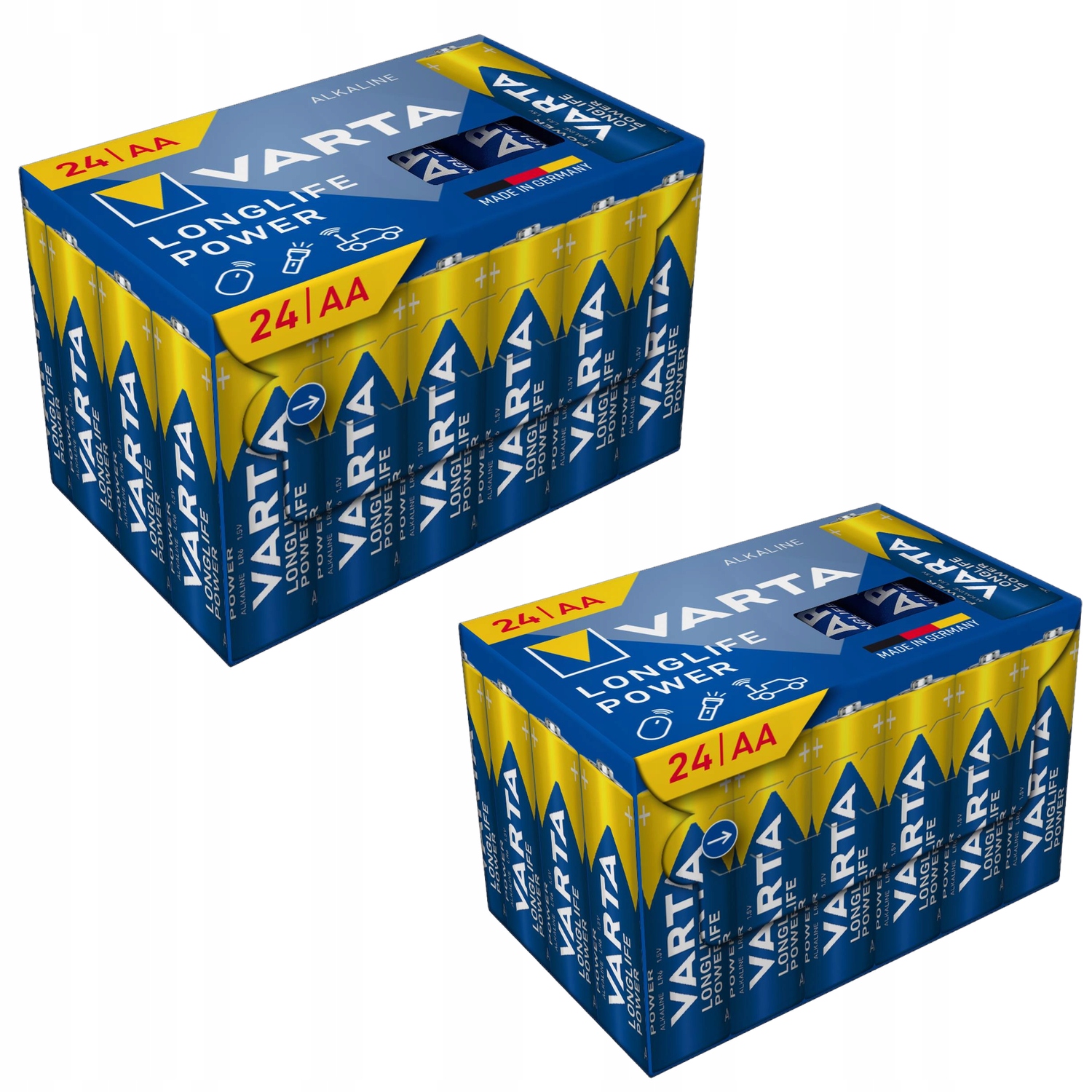 Varta LL Power Aa Tužkové Baterie baterie LR06 pad Led svítilna 24ks x2
