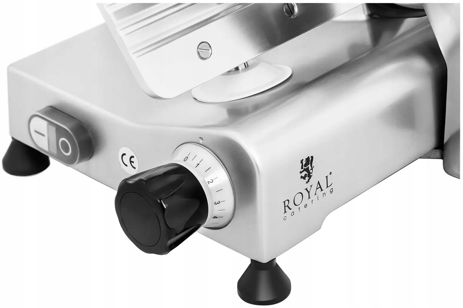 Krajalnica do wędlin sera 25cm ostrzałka Royal Catering RCAM-250E 10011406