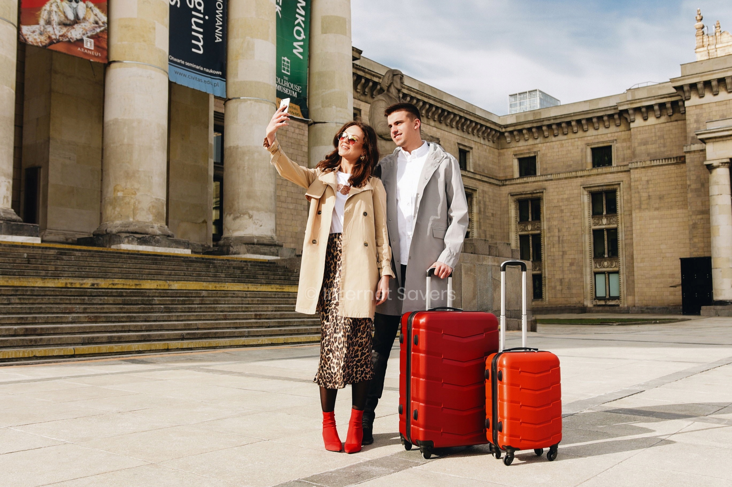 KOMPLET ZESTAW WALIZEK PODRÓŻNYCH BAGAŻ TORBA BAGIA 5szt. AMSTERDAM Płeć produkt uniseks