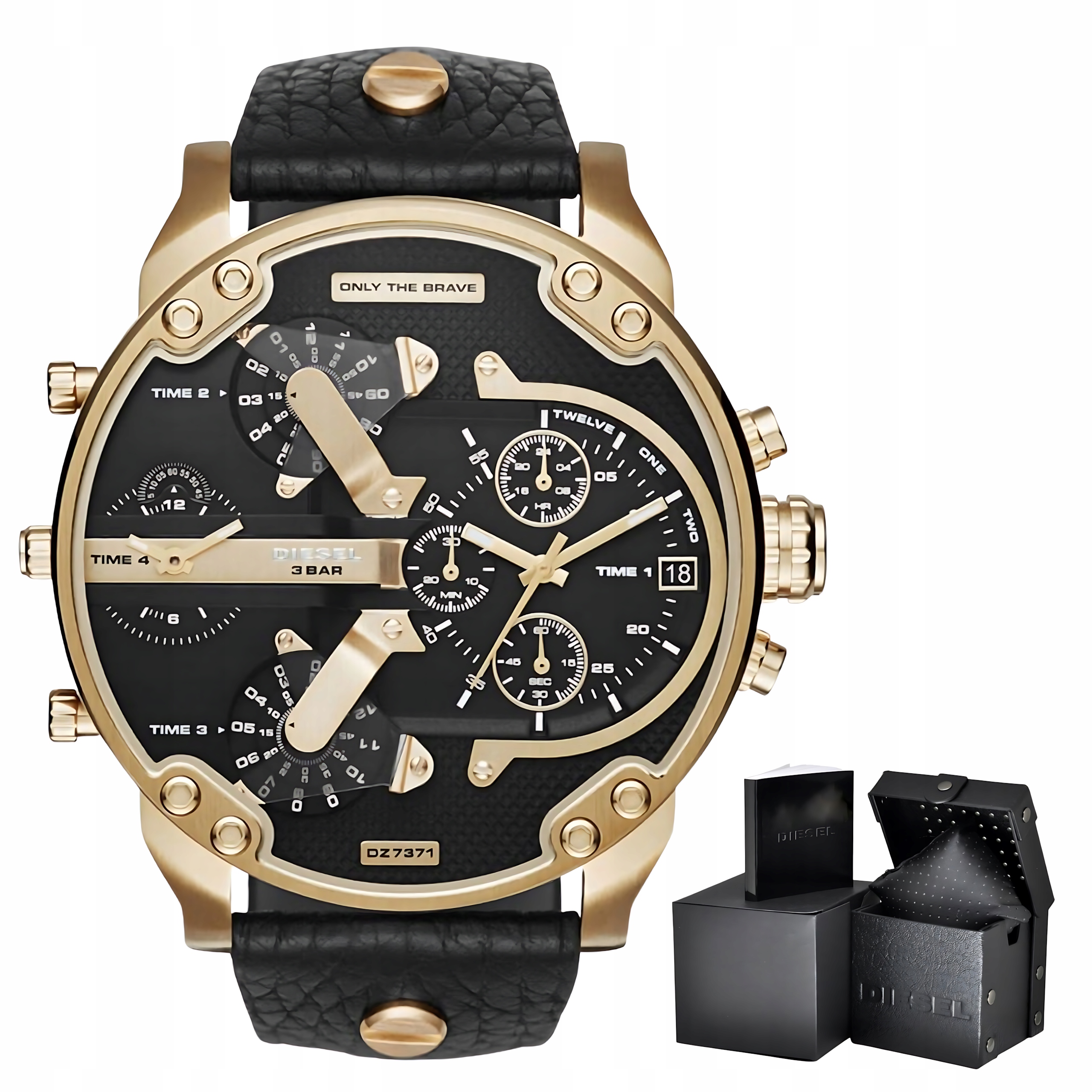 Pánské Hodinky Diesel DZ7371 Mr. Daddy 2.0 57 mm 4 časy Chronograf WR30 Box