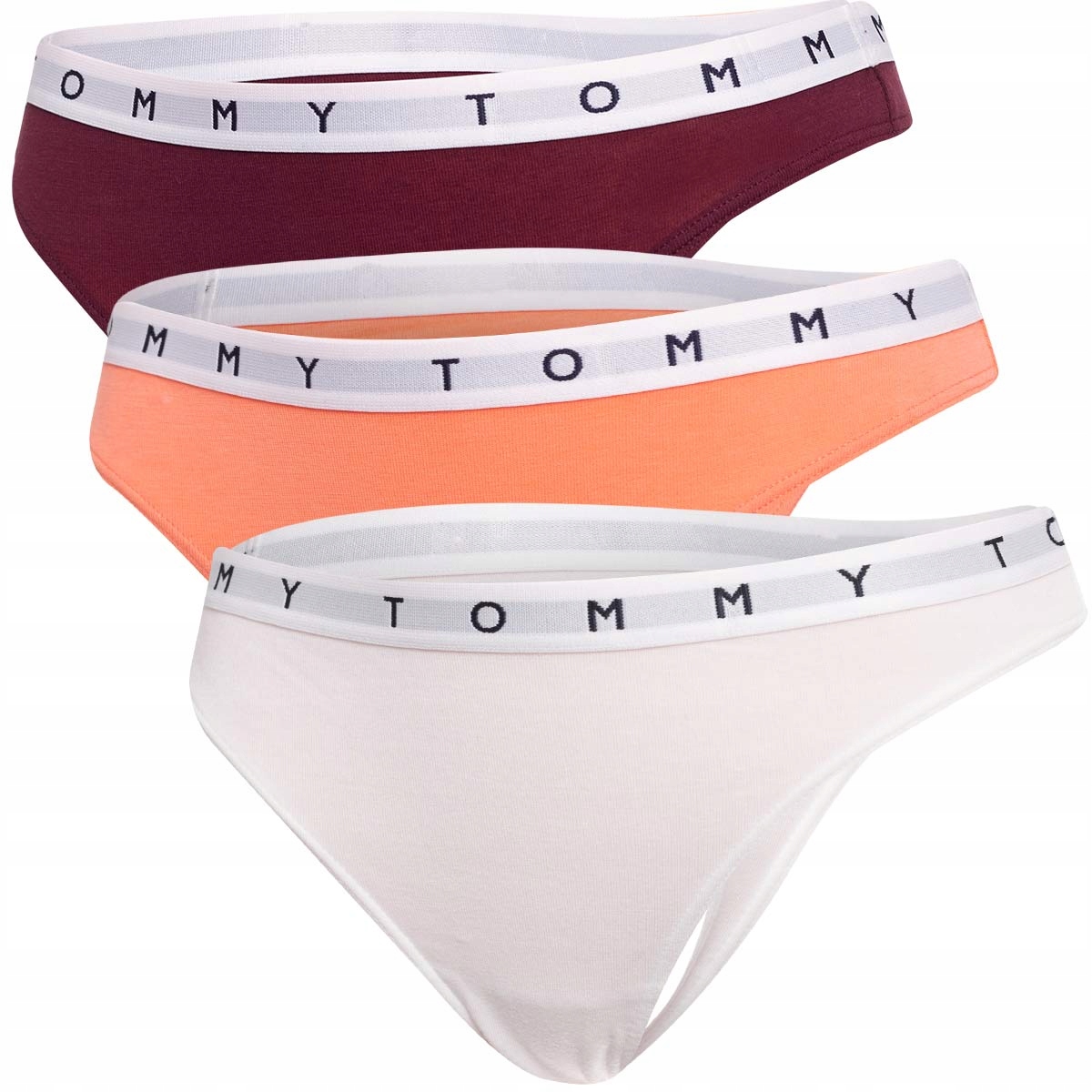 Tommy Hilfiger Dámské Kalhotky Tanga 3P Thong S