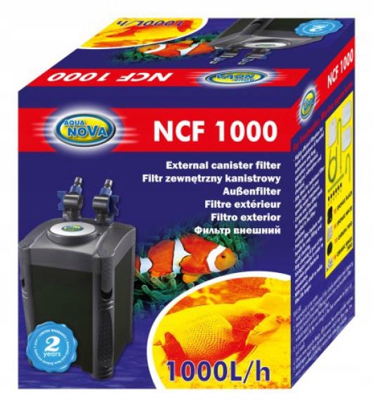 Filtr Zewnętrzny do akwarium Aqua Nova NCF-1000