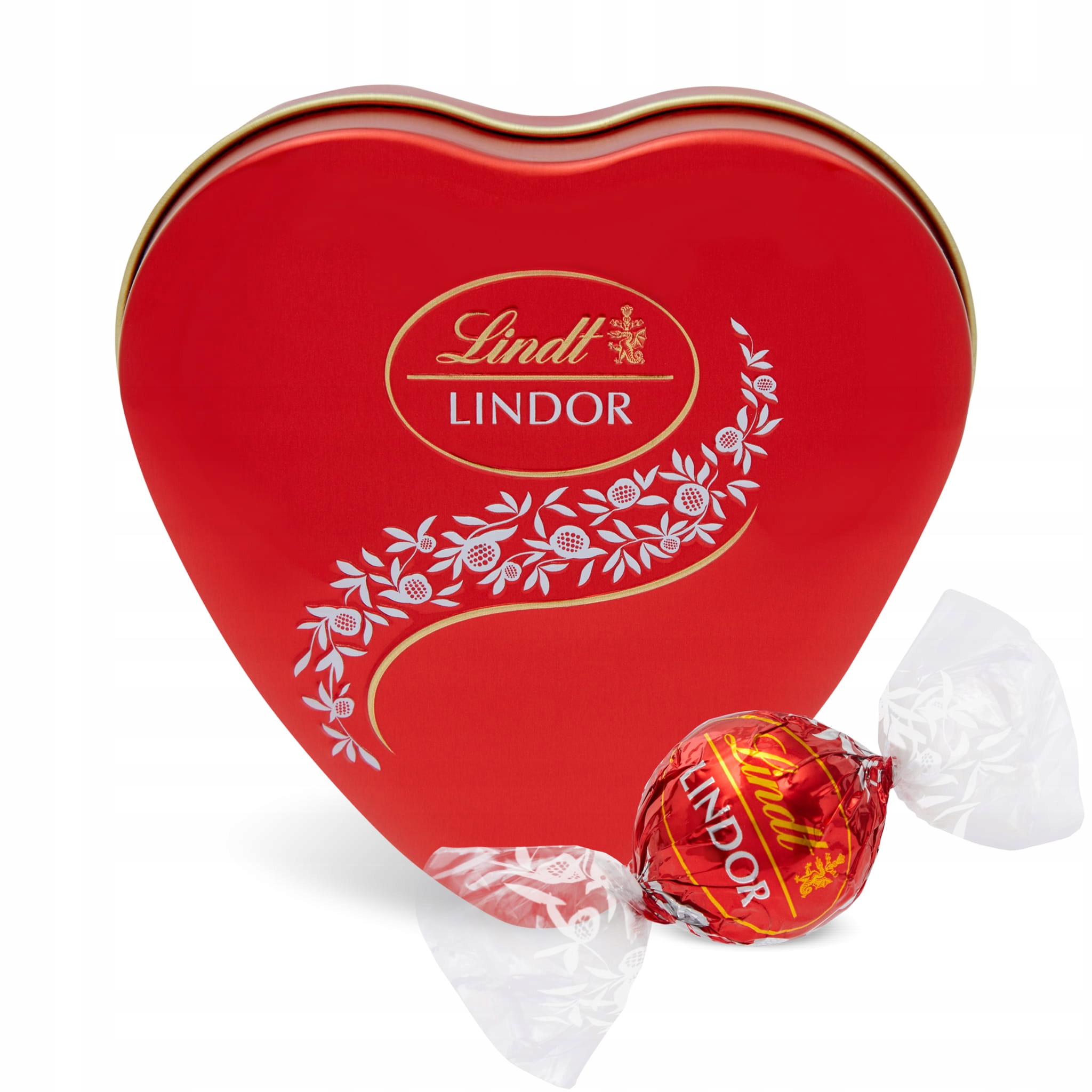 Levně Bonboniéra Pralinky Lindt Valentýnské srdce dárek 187 g plechovka