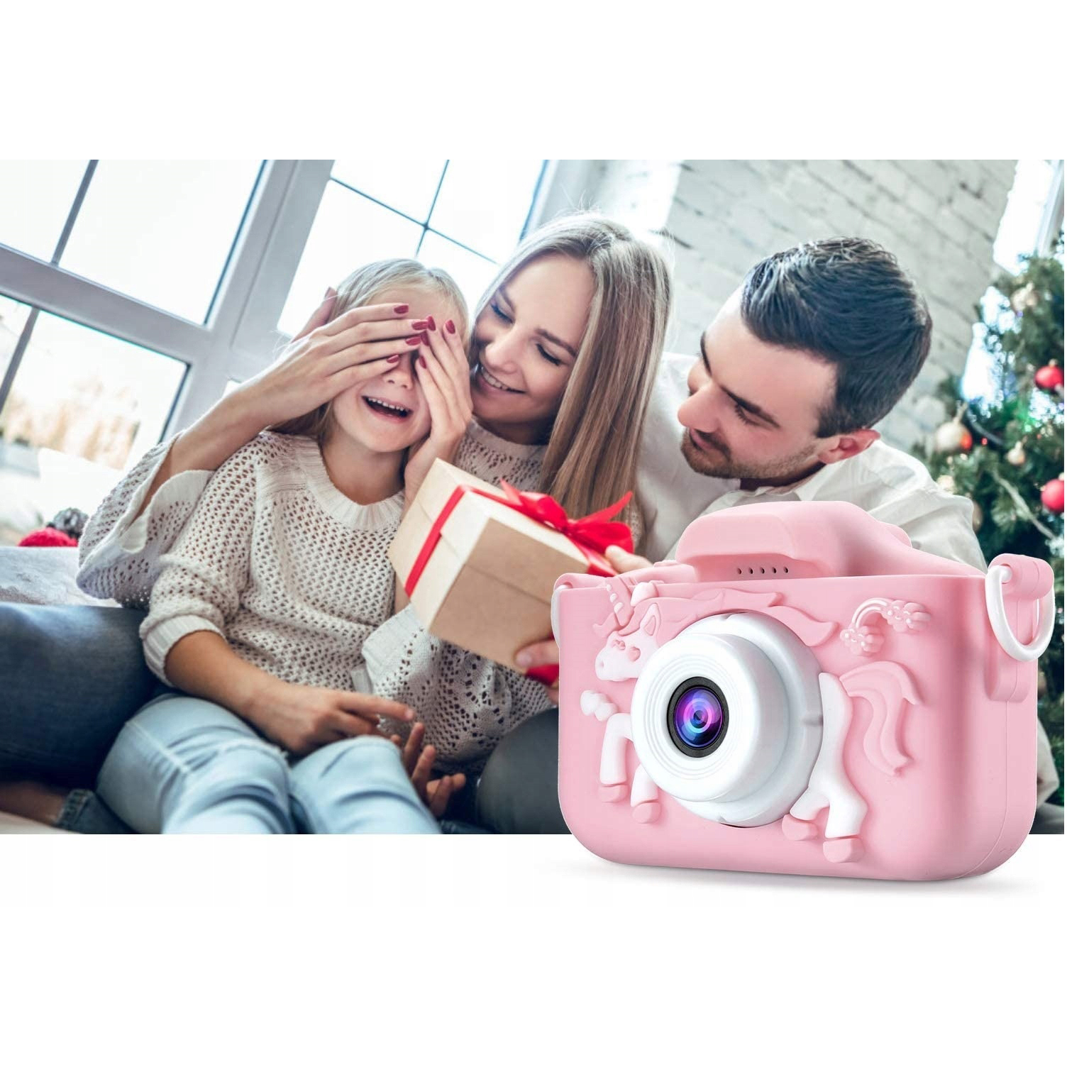 CYFROWY APARAT DLA DZIECI APARAT JEDNOROŻEC, DZIECIĘCY APARAT FOTOGRAFICZNY Płeć dziewczynki