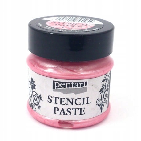 Pasta farba do szablonów RÓŻOWA MALWA 50 ml