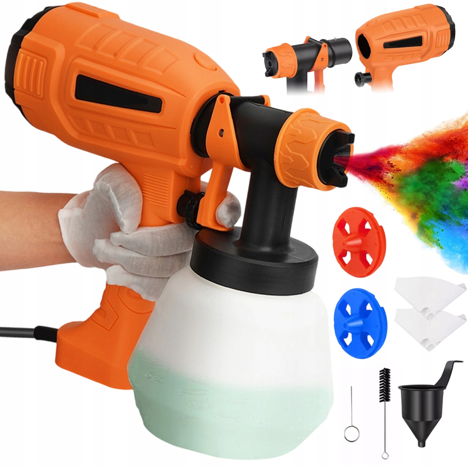 Elektrická Pistole Na Malování 400 W 1000 ML Na Dveře Podlah Nábytku