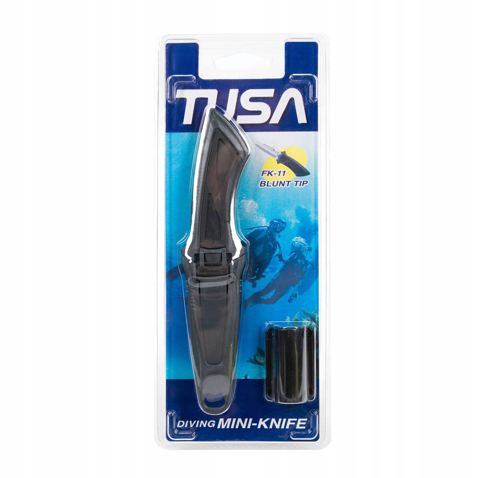 Nůž pro potápění Tusa Mini Knife černý FK-11 Os
