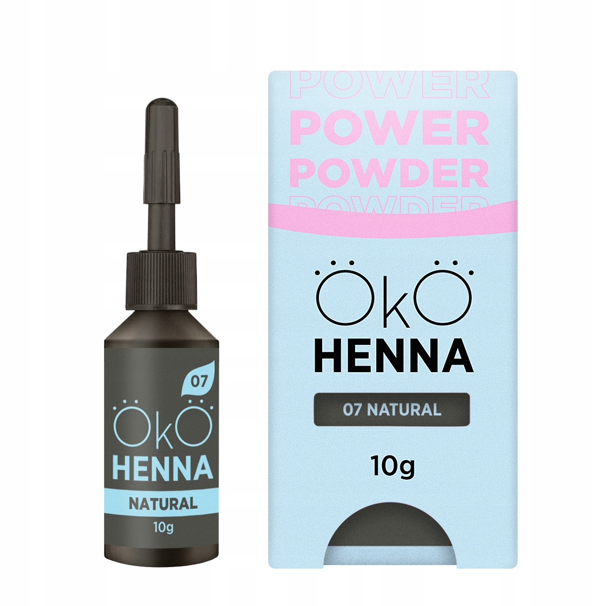 Henna pudrová na obočí OkO 07 Natural Brown 10 g