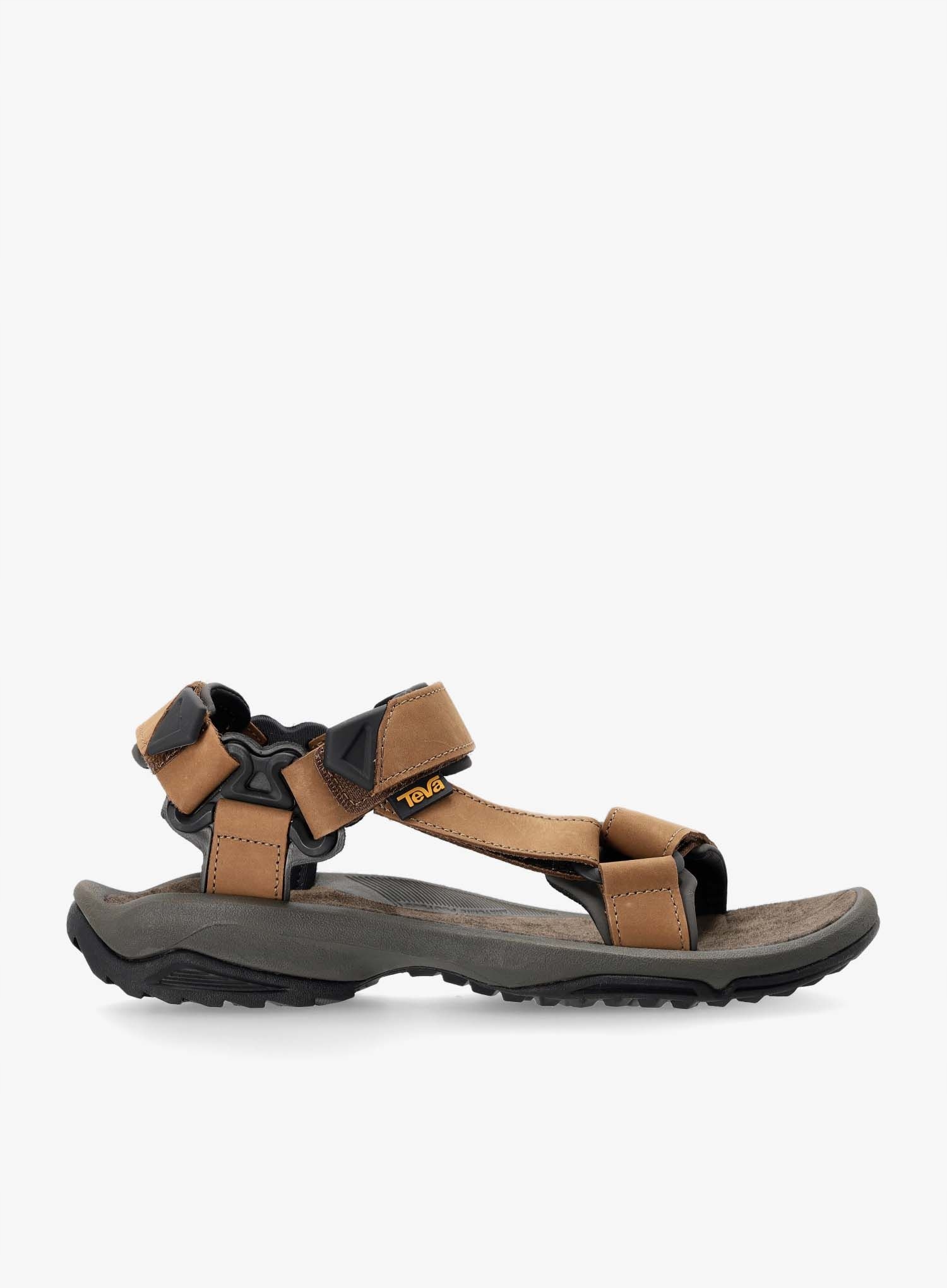 Turistické sandály Teva Terra Fi Lite Leather hnědé 44,5