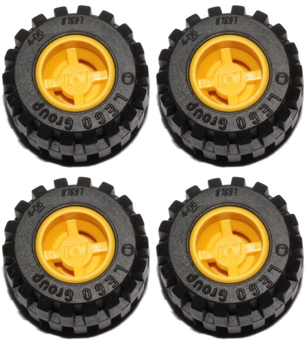 

Lego 6014bc05 Koło z oponą 87697 (10g) 4 szt.
