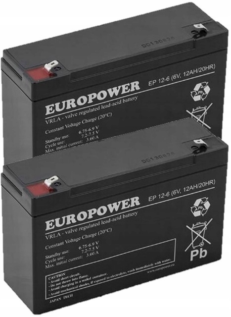 RBC3 RBC 3 #3 ZESTAW AKUMULATORÓW PAKIET BATERII DO UPS APC 2x EP 12-6