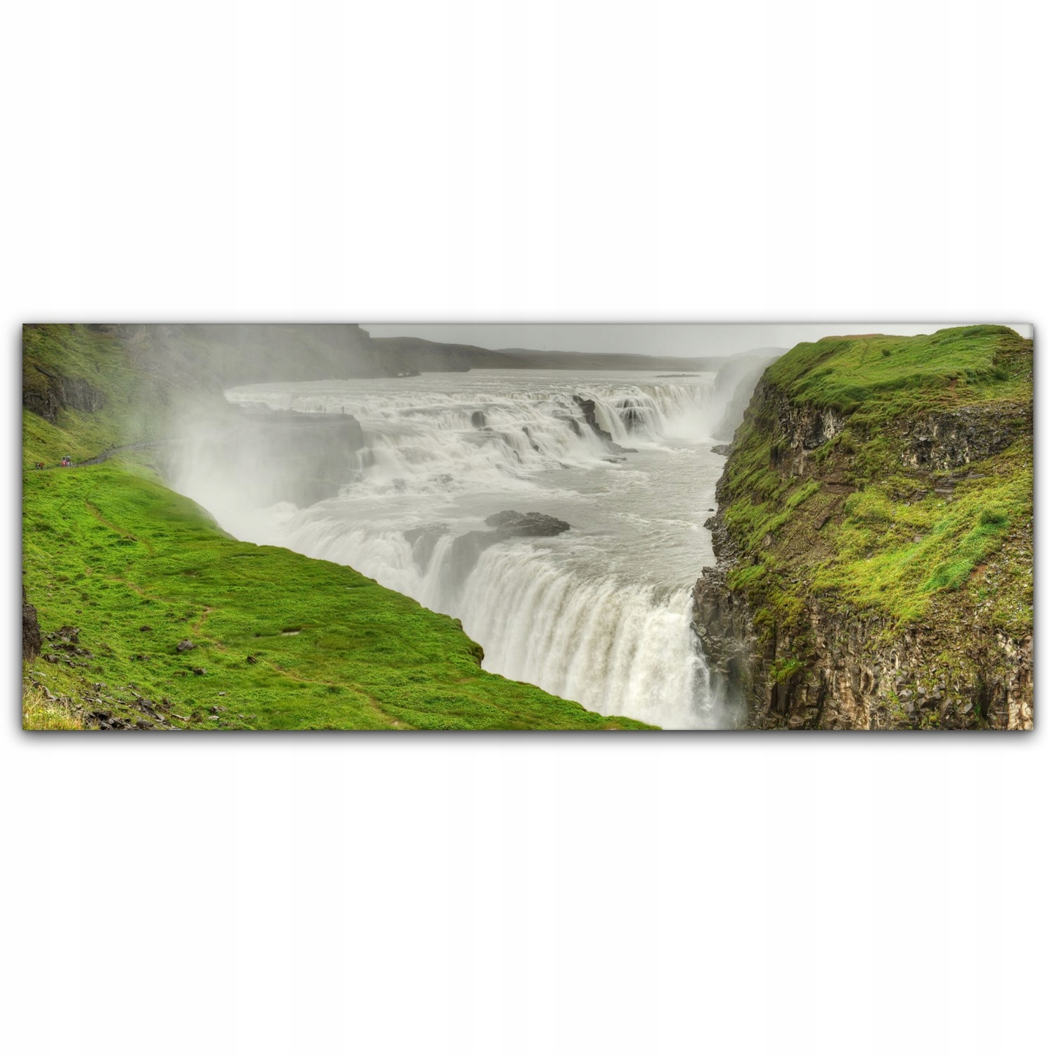 

Canvas na ramie ścienny 125x50 Wodospad Islandia