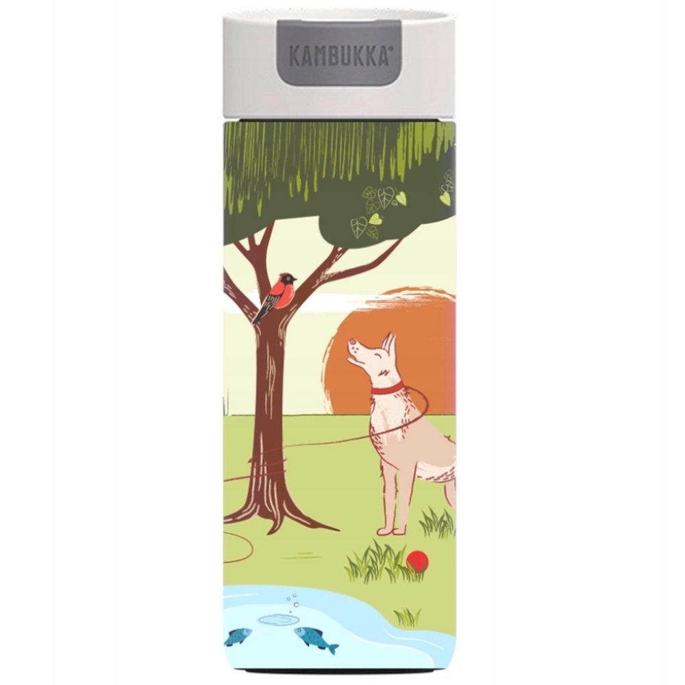 Kambukka kubek termiczny termos na kawę Olympus 500 ml Joyful Dogs psy