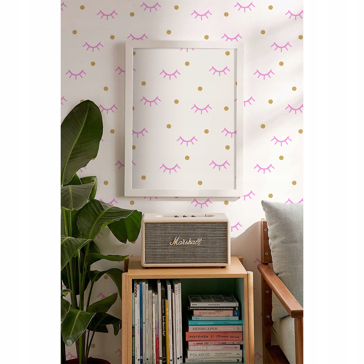 

Fototapeta Wzór oka ze złotymi elementami 250x104