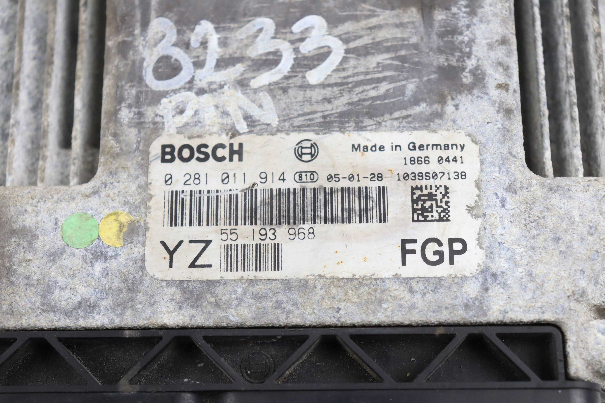 OPEL VECTRA C computer Centralina Motore 1.9 CDTI 55193968 0281011914