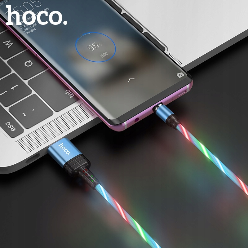 hoco U90 Kabel magnetyczny LED micro USB 2A 1M Marka Hoco