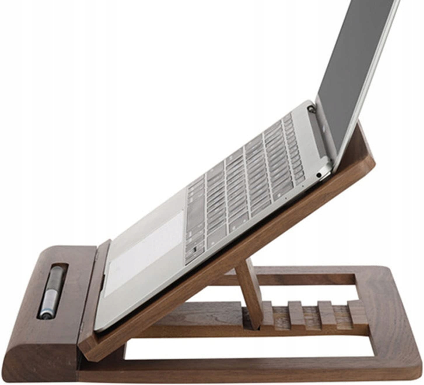 for Desk Wood, 4-Adjustable Height,Portable Laptop