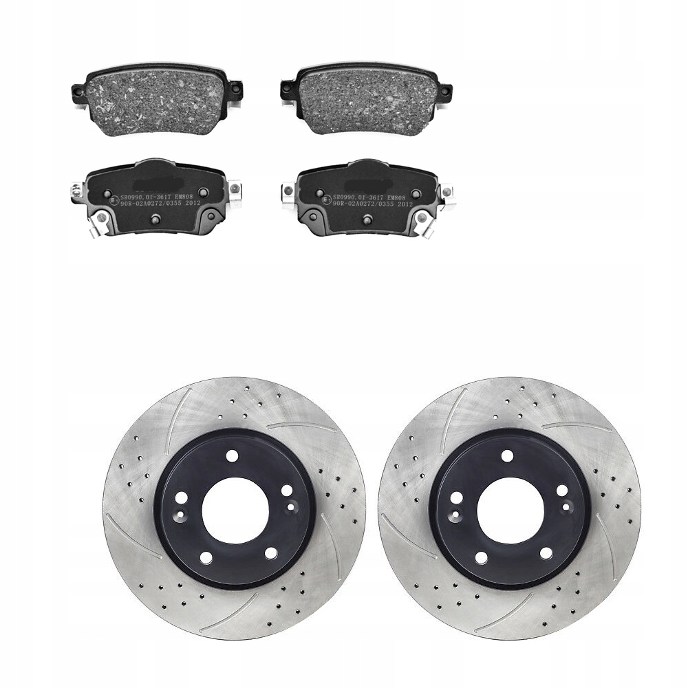 Kotouče sport gt zadní brzdové destičky Qashqai 2 Kadjar