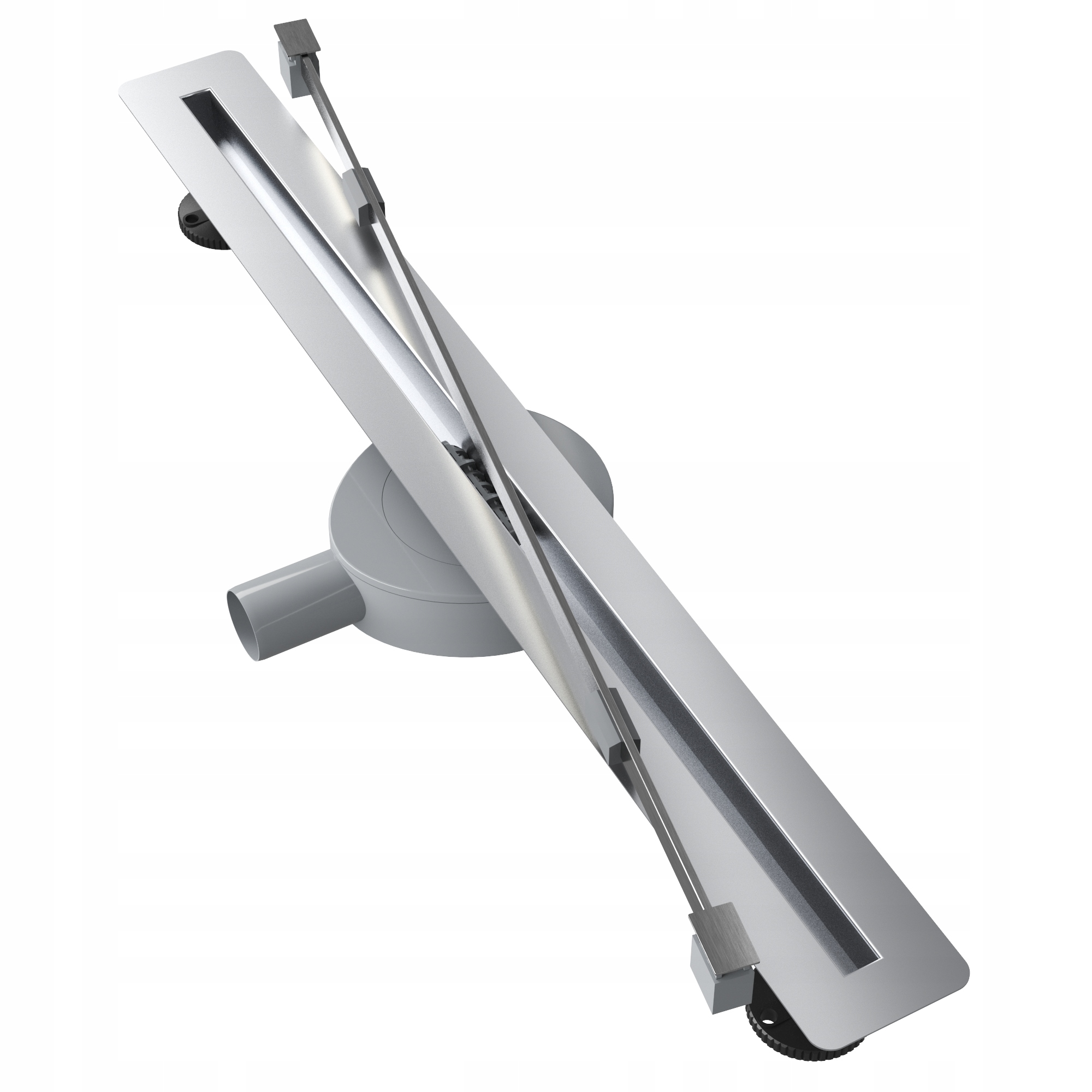 Lineárny Odtok Pod Dlažbu 70 cm Oceľová Sprchová Vanička Sifón Luno Inox