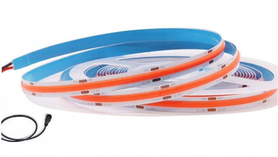 

Taśma Cob Led 12V 336 Diód 1M Przewód DC Czerwona